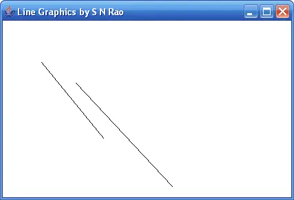 Java Graphics Draw Lines