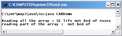 CharArrayReader Read Character Array Java