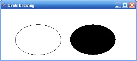 Java Draw Ovals