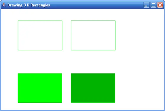 Java Draw 3 D Rectangles